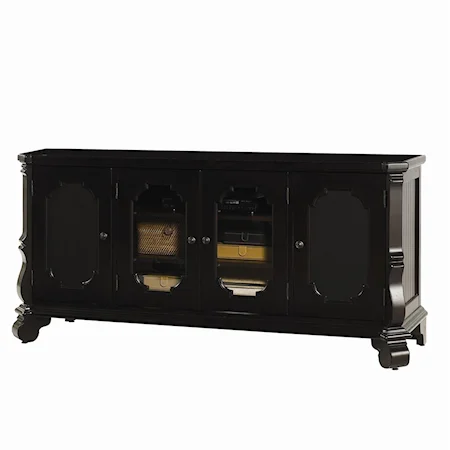 Bar Harbor Entertainment Console with Four Doors